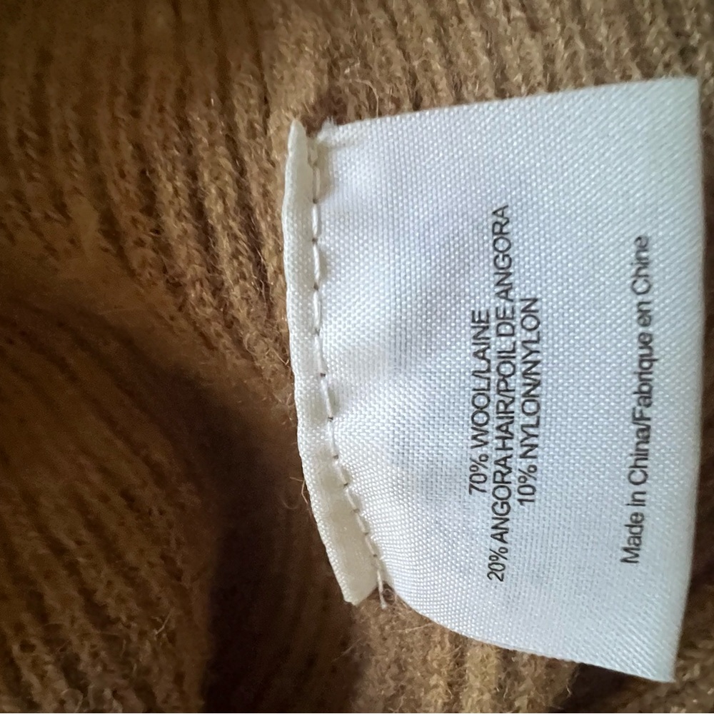 Tory Burch Camel Ribbed Sweater - Picture 3 of 4